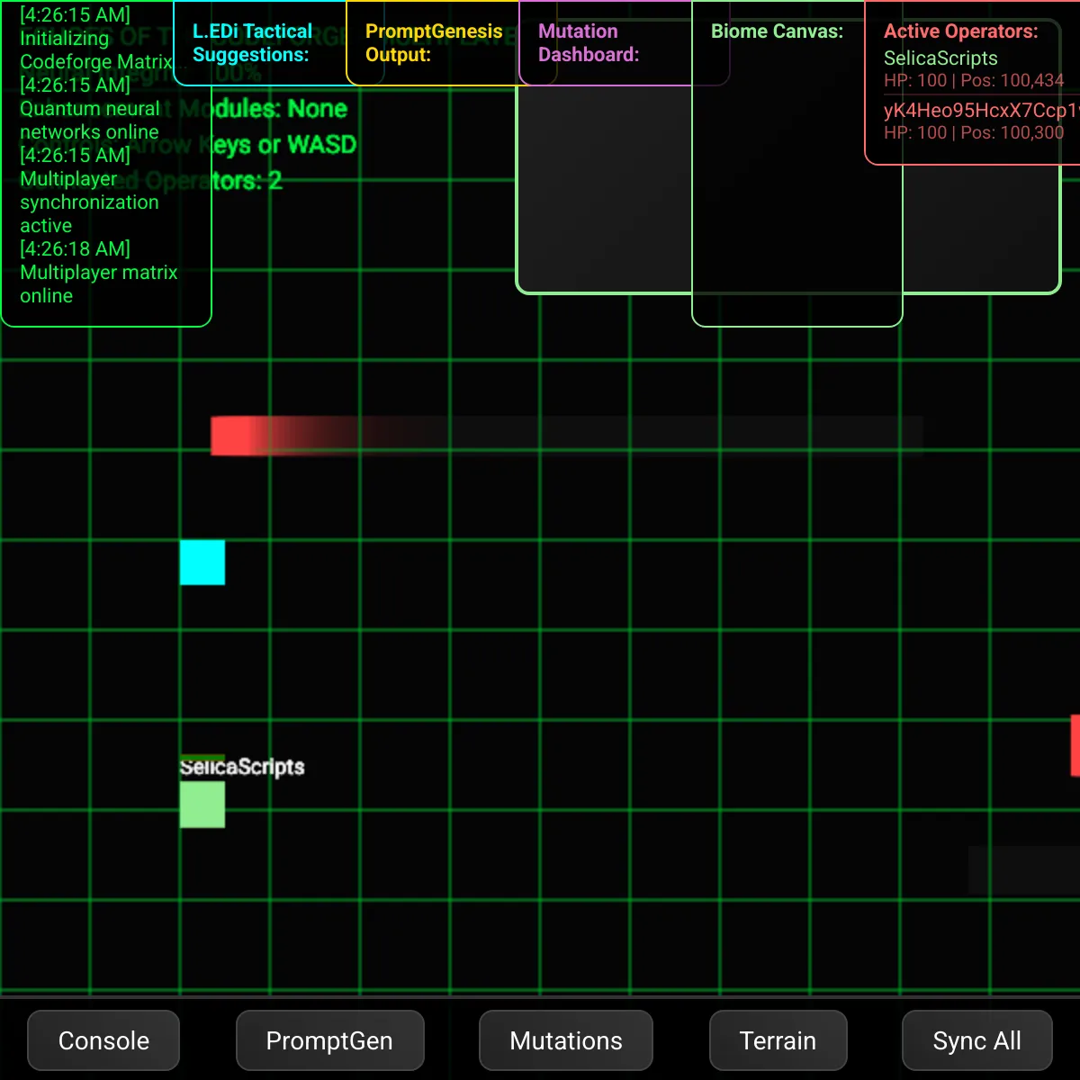 Echoes of the Codeforge - Multiplayer
