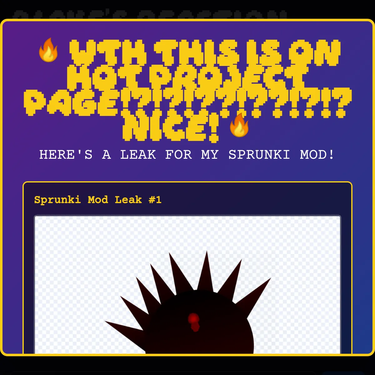 the project is loading