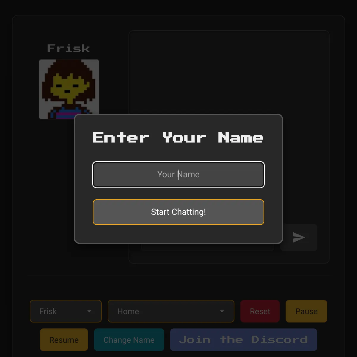 Chat with Undertale/Deltarune Characters