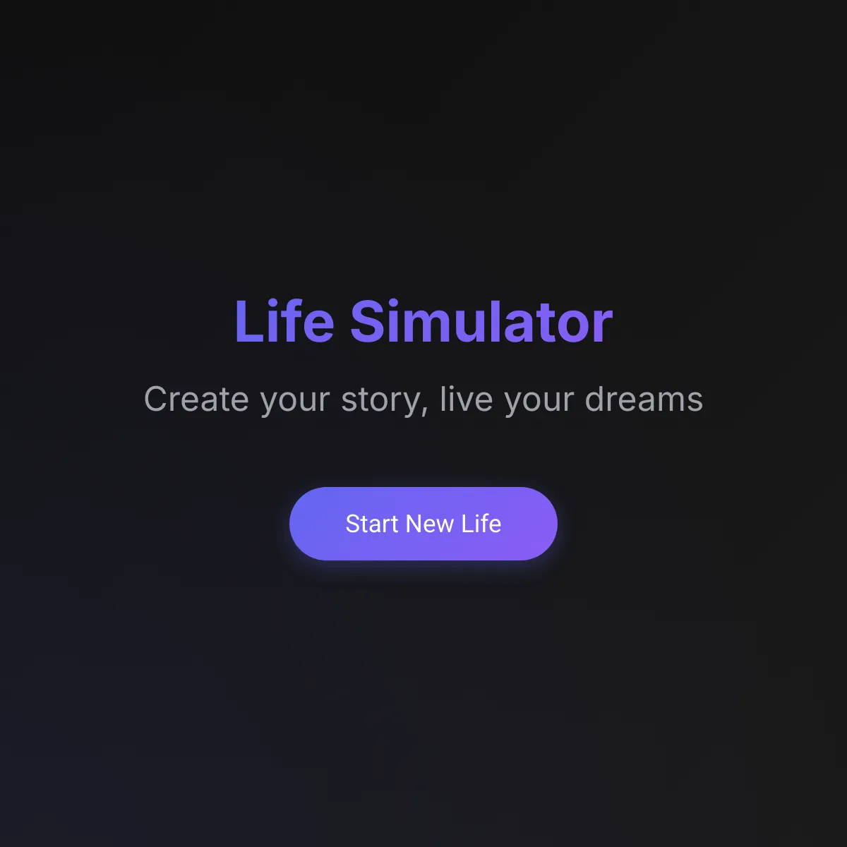 Life Simulator - Create Your Story