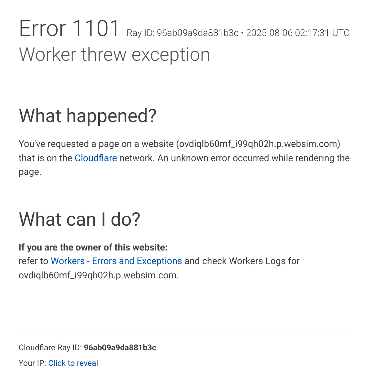 the project is loading