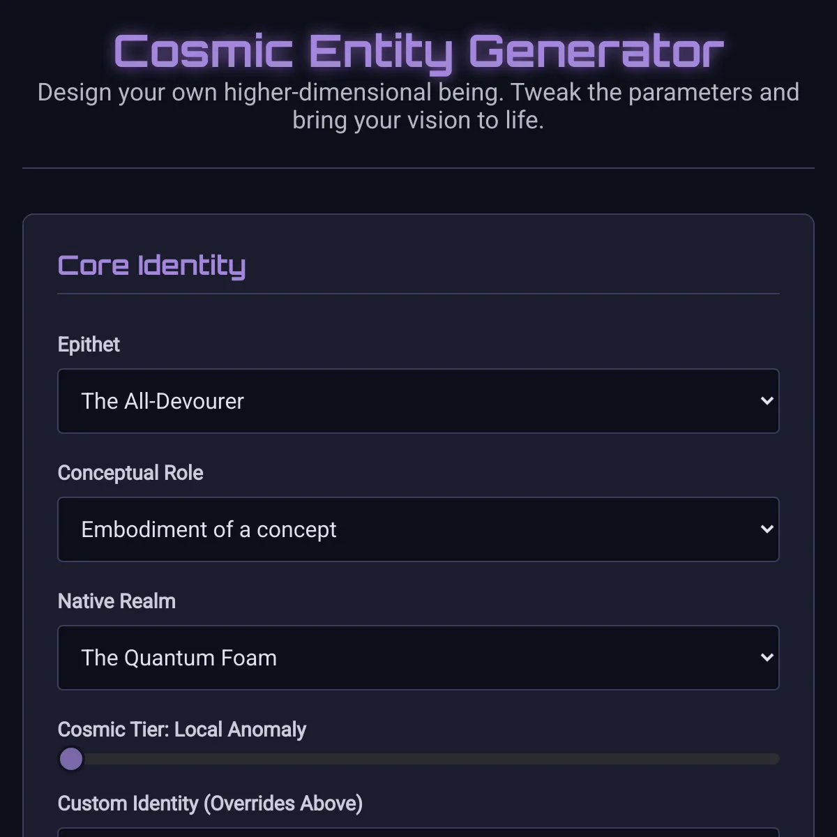 the project is loading