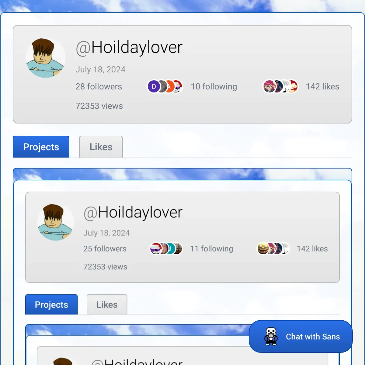 the project is loading