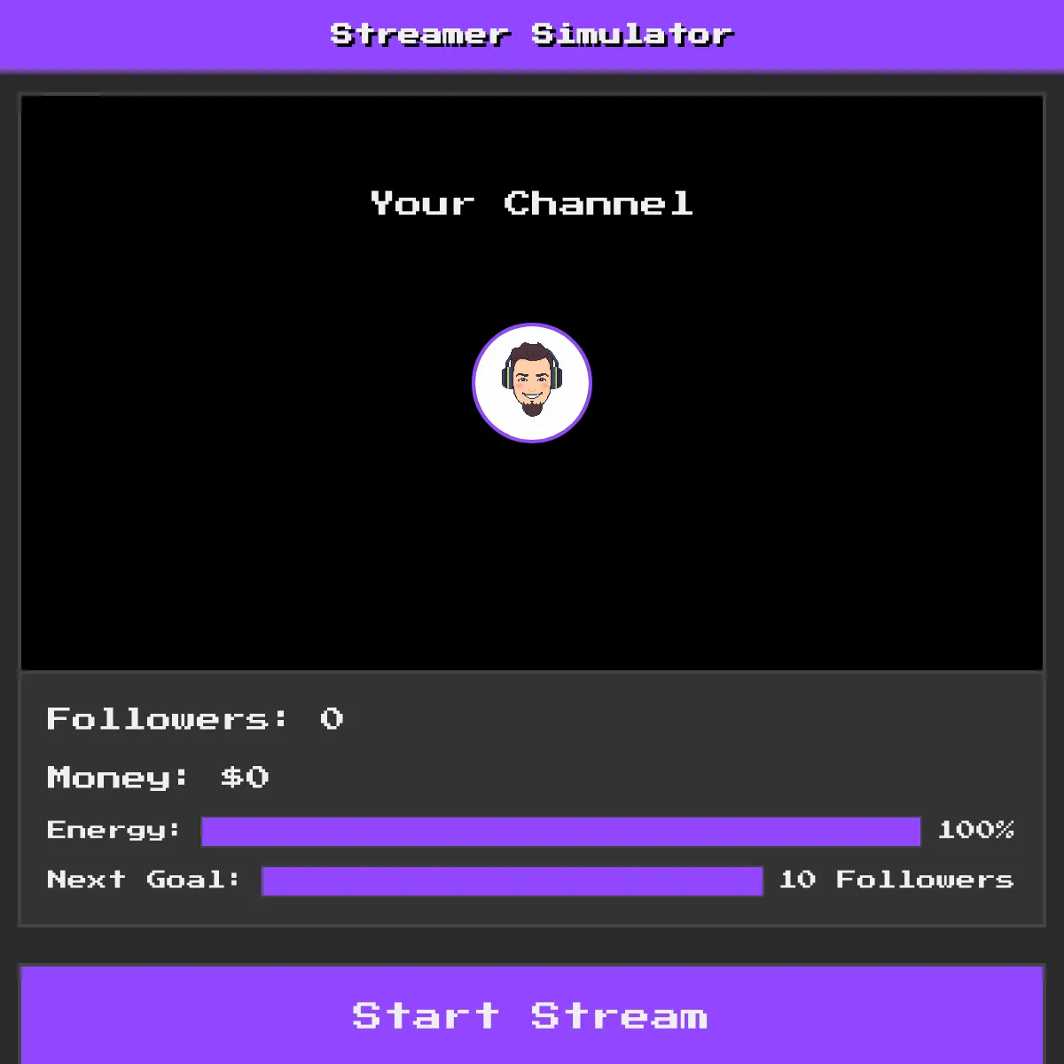 Streamer Simulator Beta