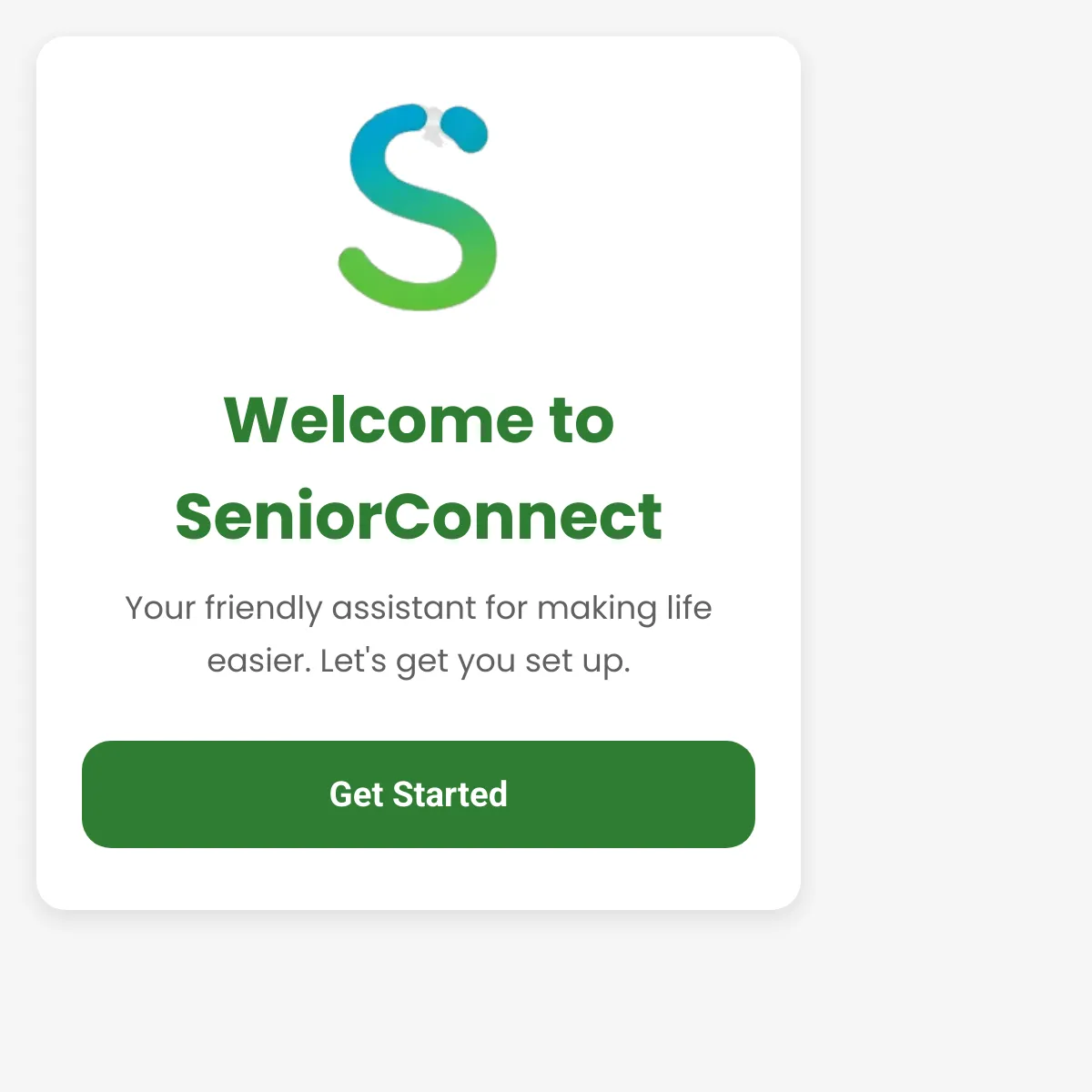 SeniorConnect - Your Personal Assistant