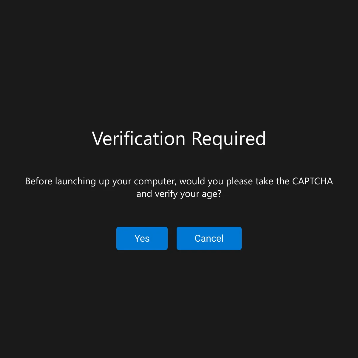 the project is loading