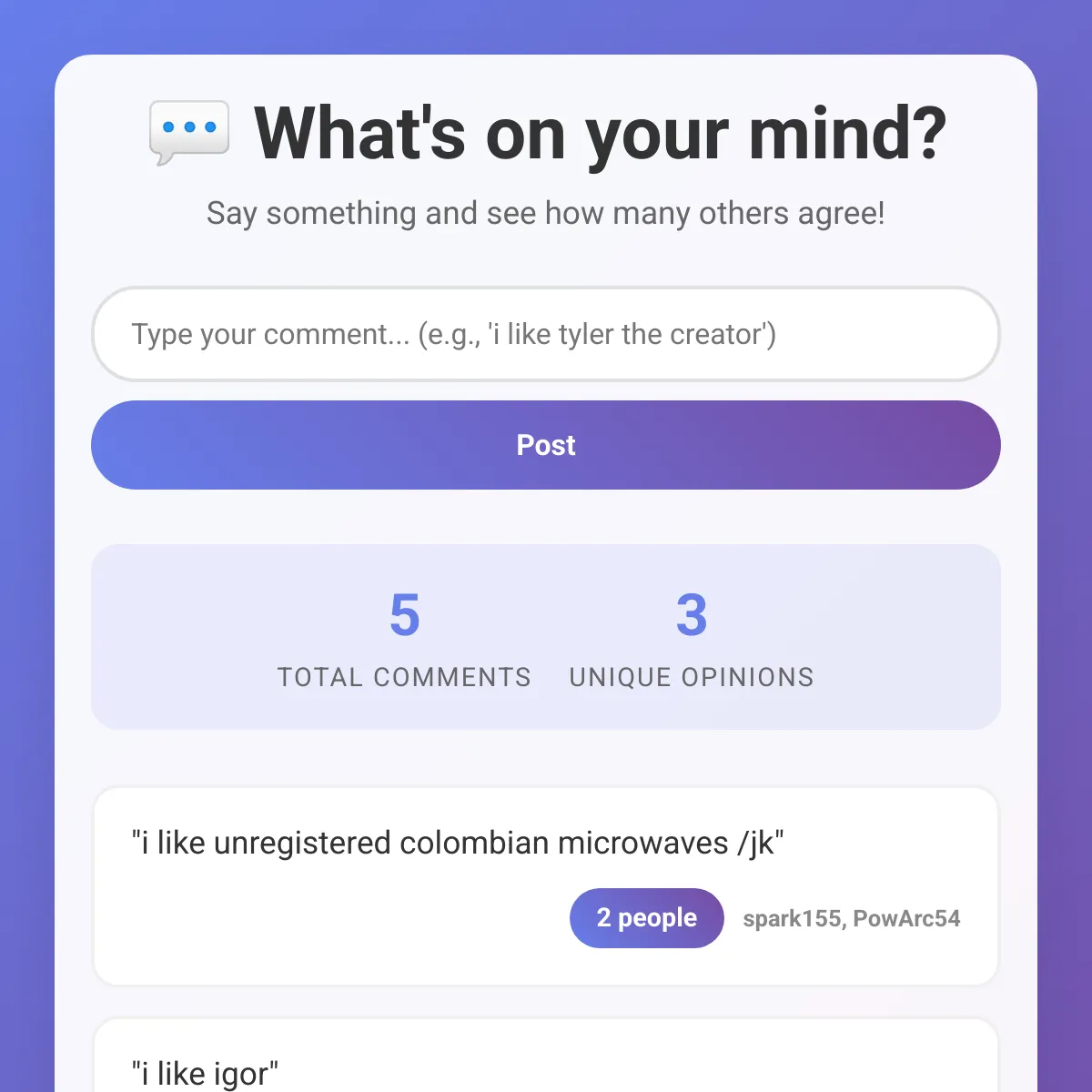 Comment Counter