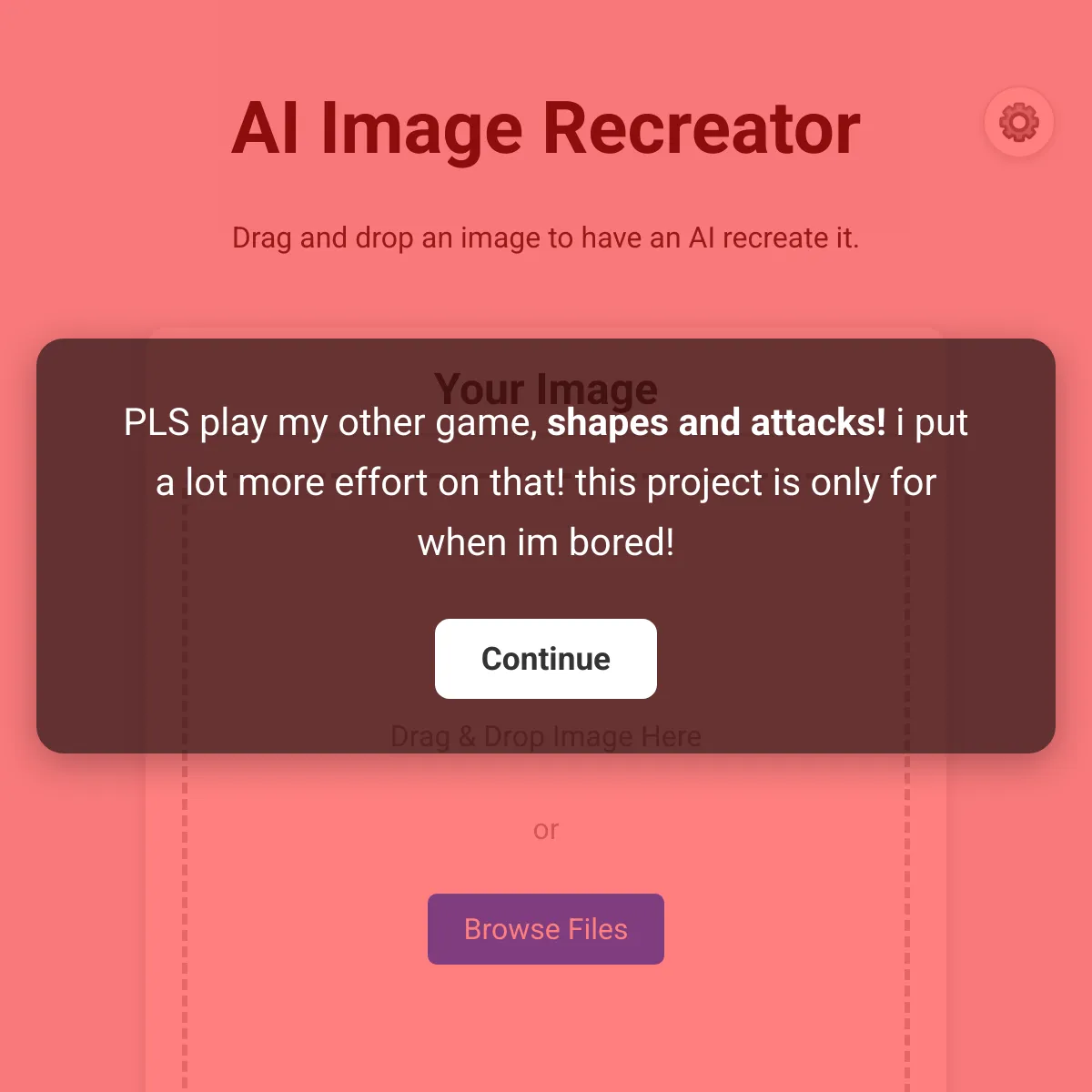 the project is loading