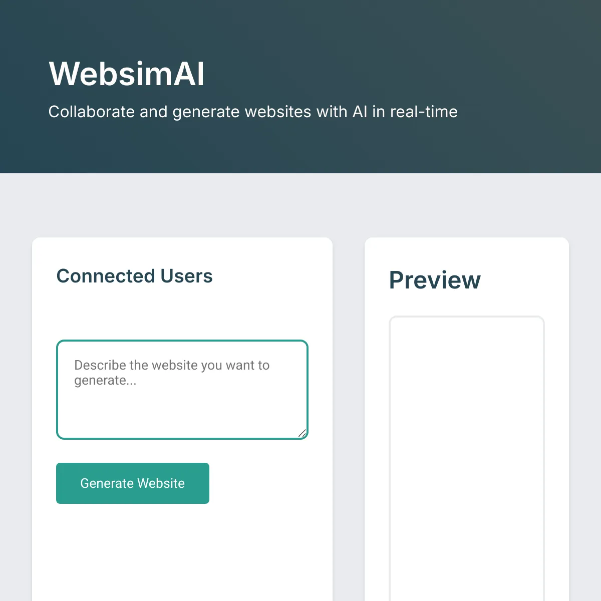 WebsimAI - Collaborative AI Website Generator