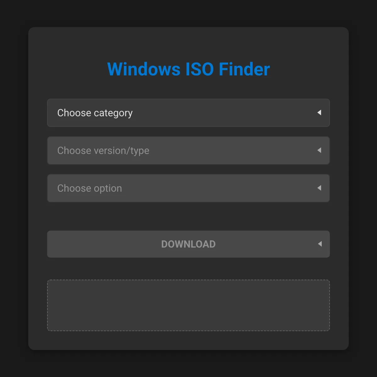 Windows XP ISO Finder