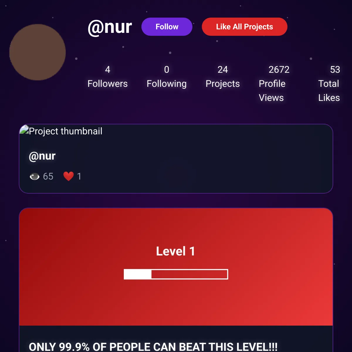 the project is loading