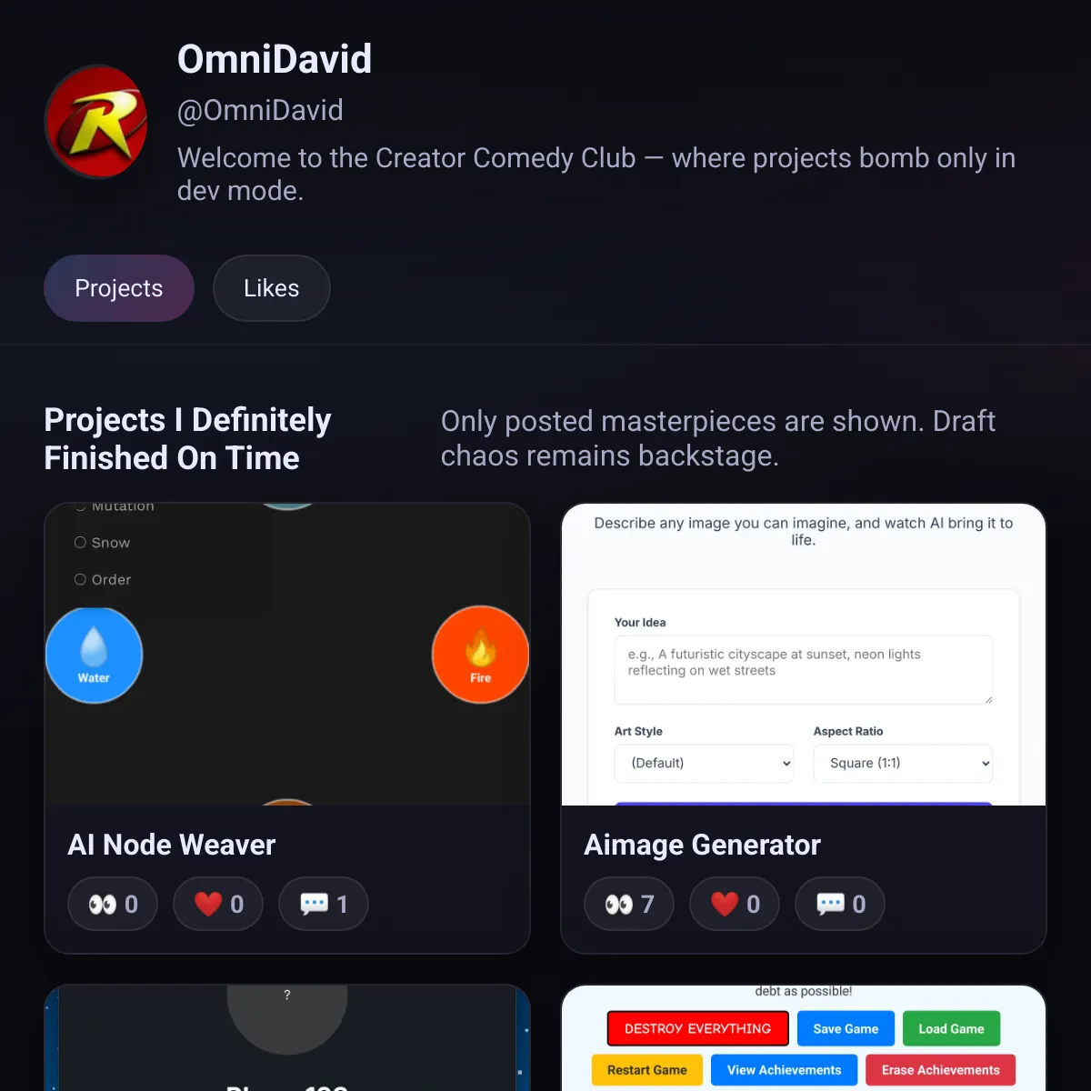 the project is loading