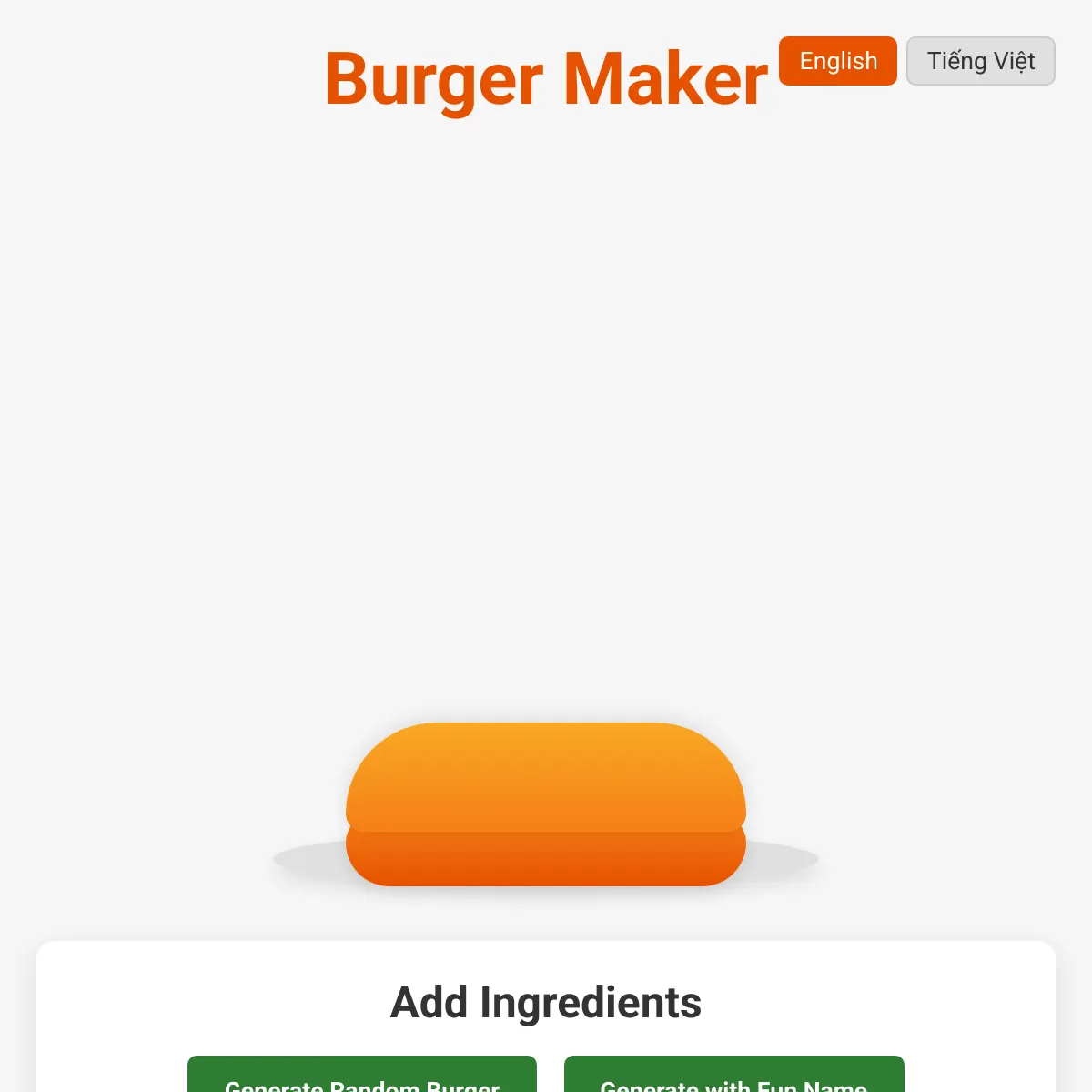Burger Maker