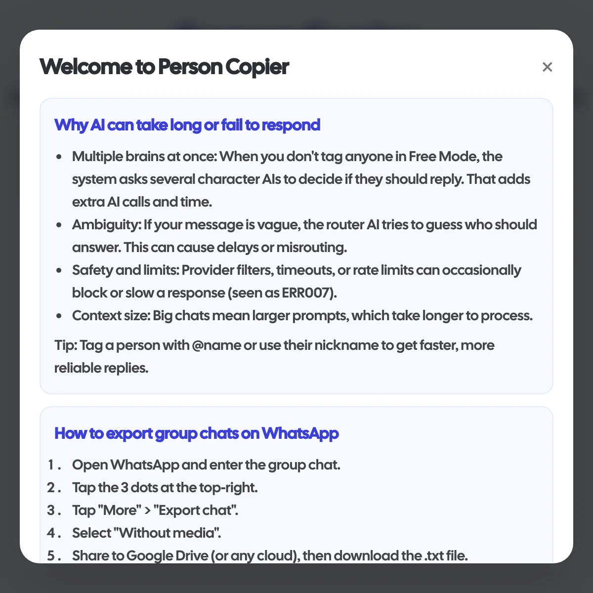 the project is loading