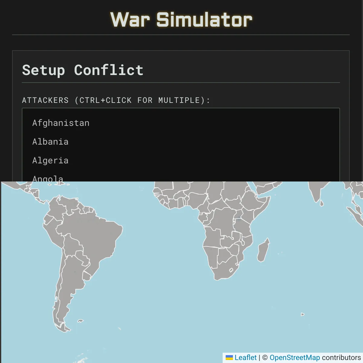 the project is loading