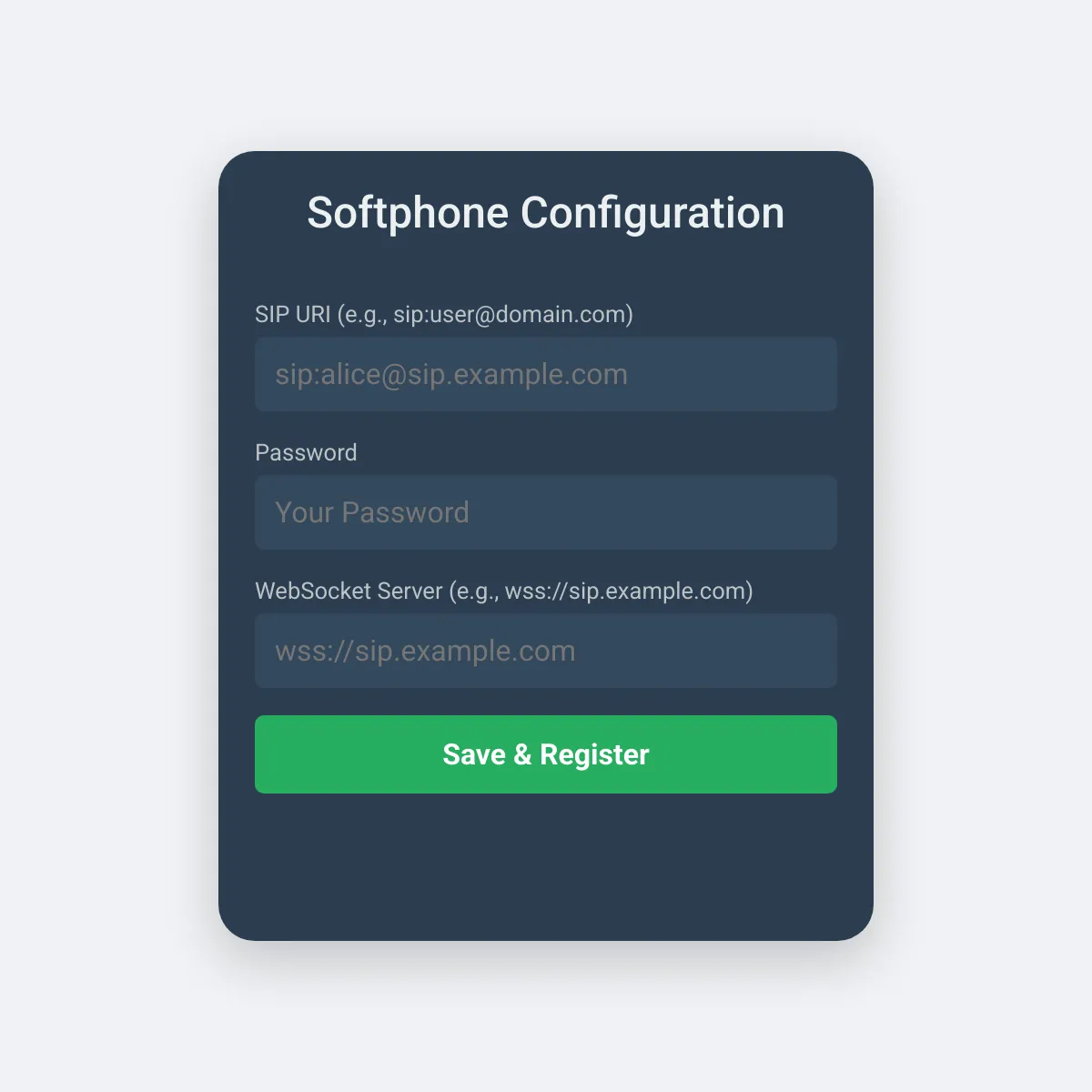 Web Softphone