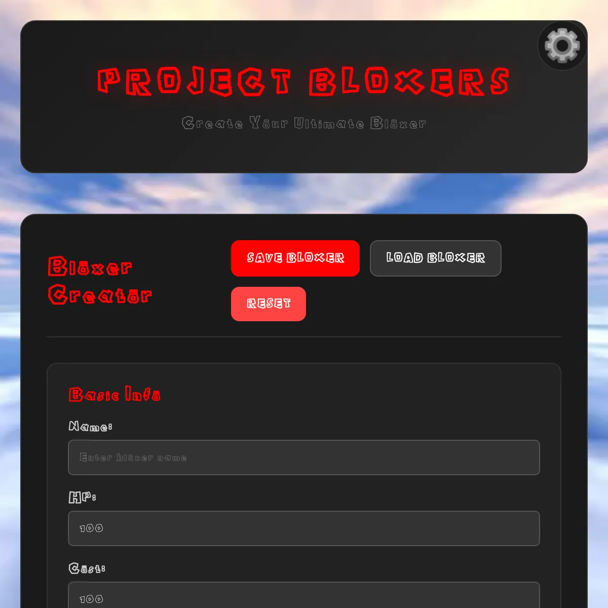 the project is loading