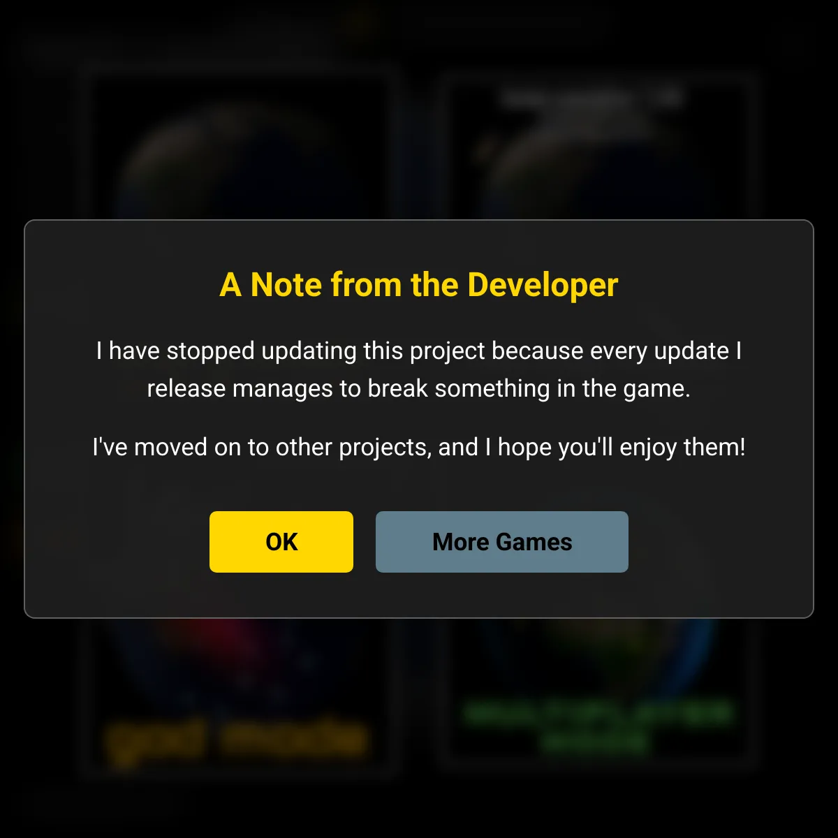 the project is loading