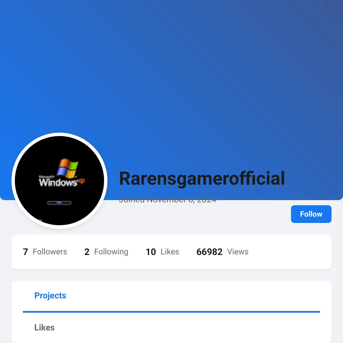 the project is loading