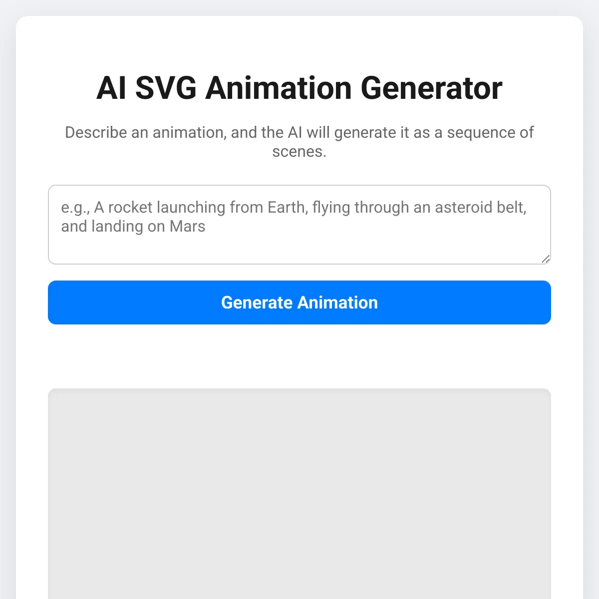 the project is loading