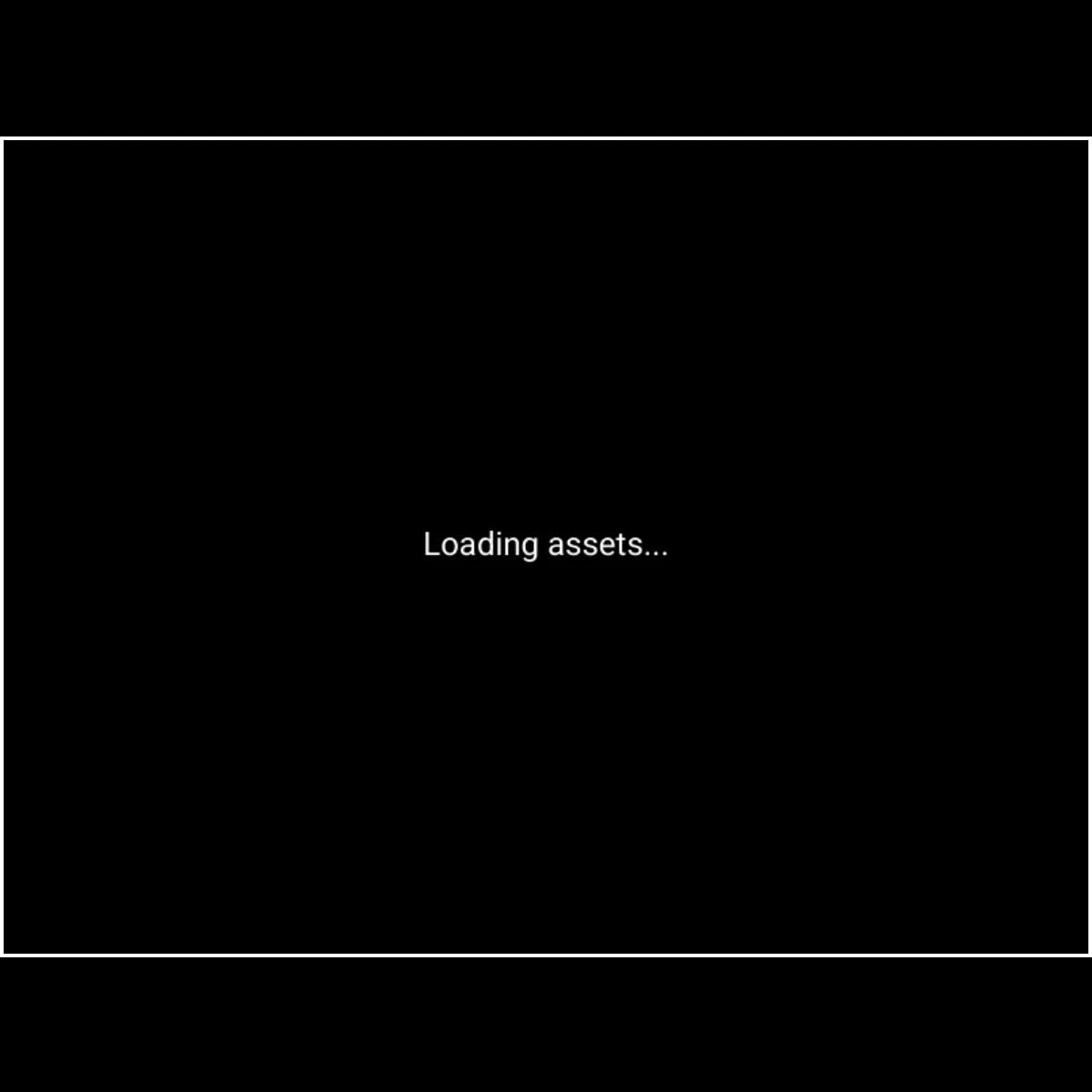 the project is loading