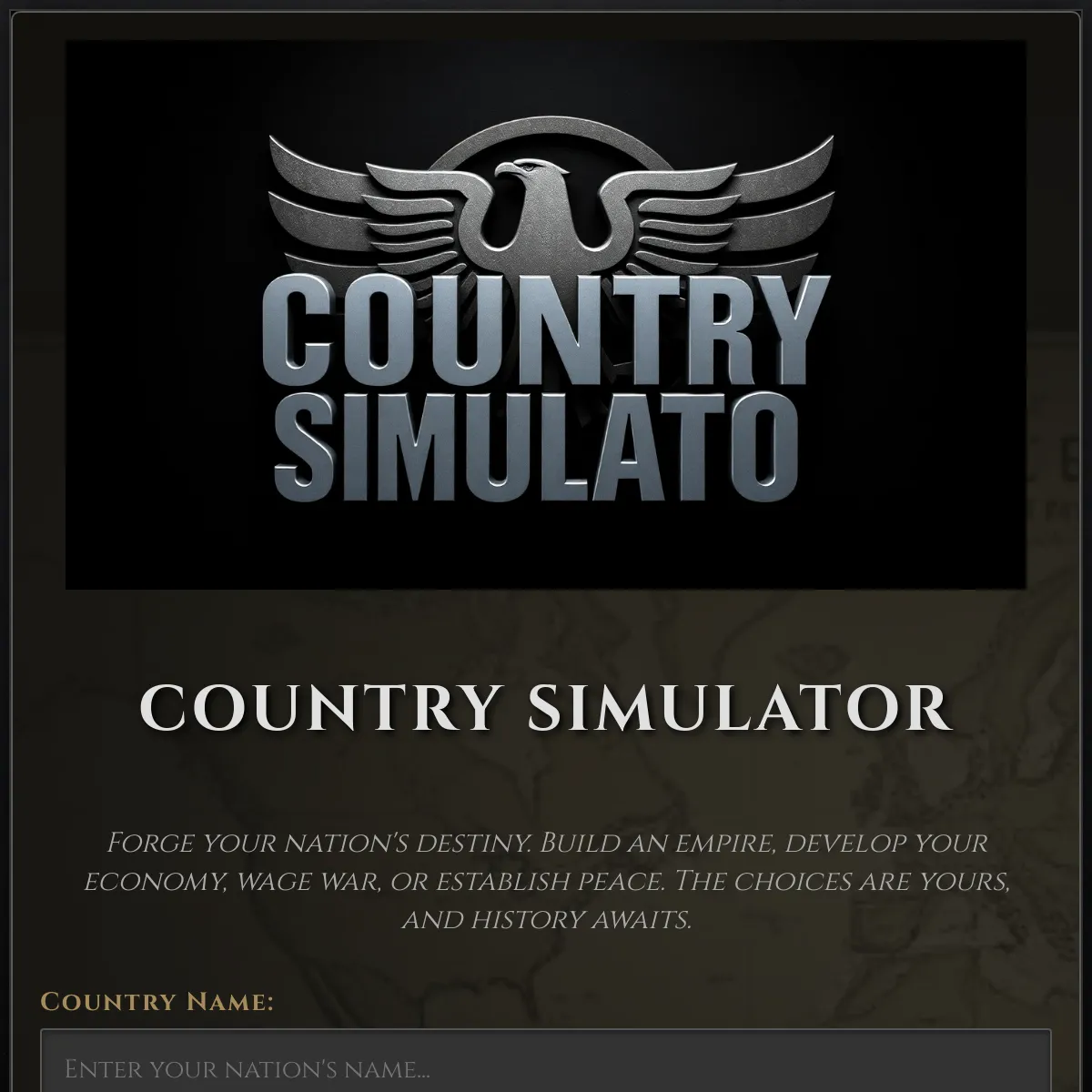 Country Simulator