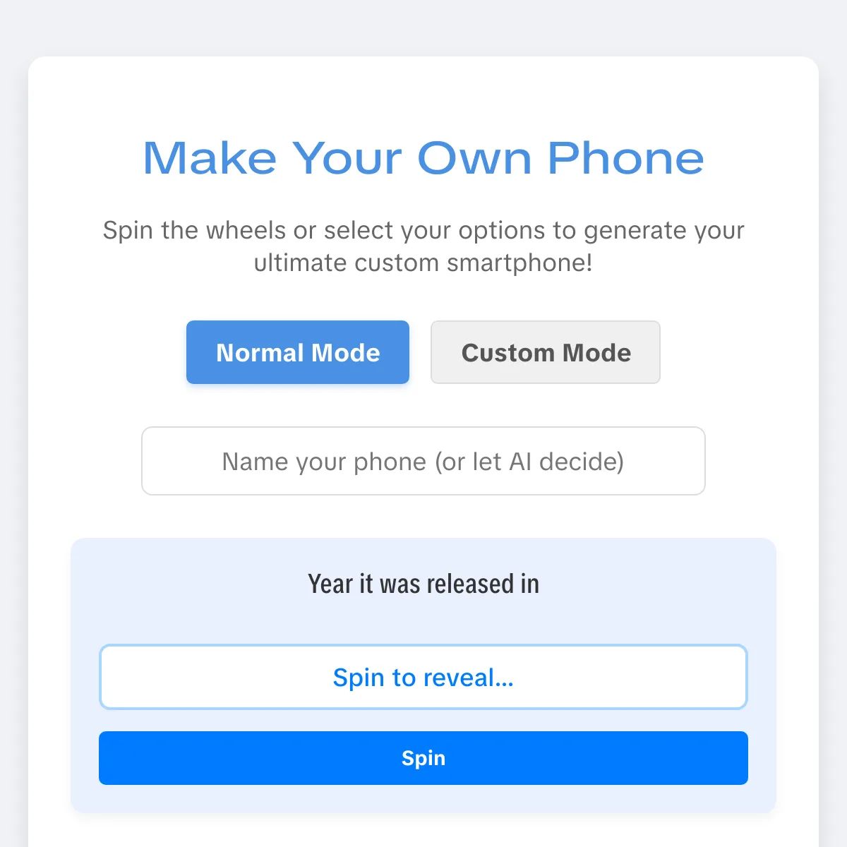 the project is loading