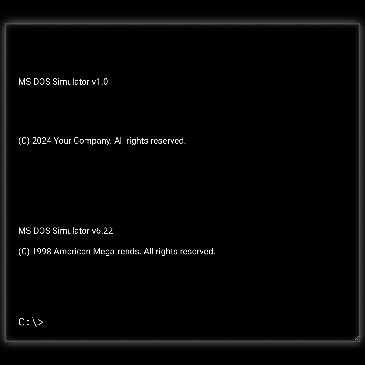 the project is loading