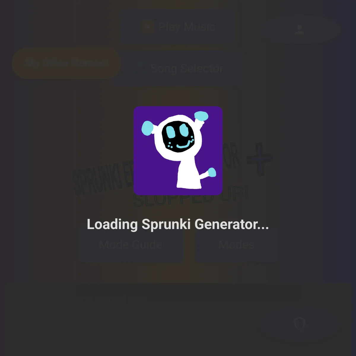 the project is loading
