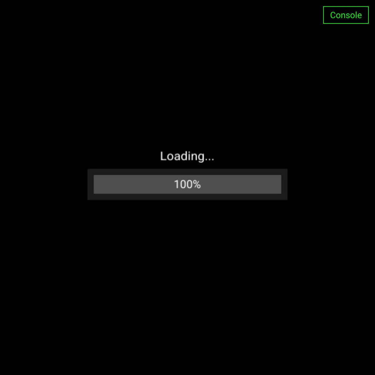 the project is loading