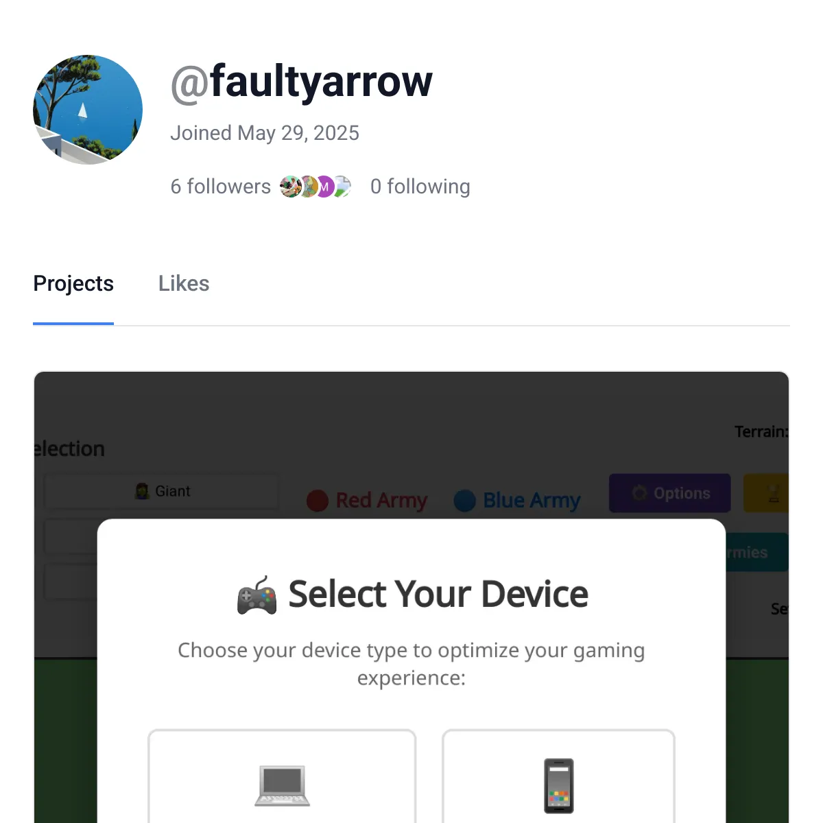 the project is loading