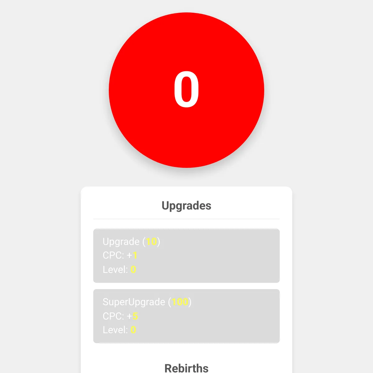 the project is loading