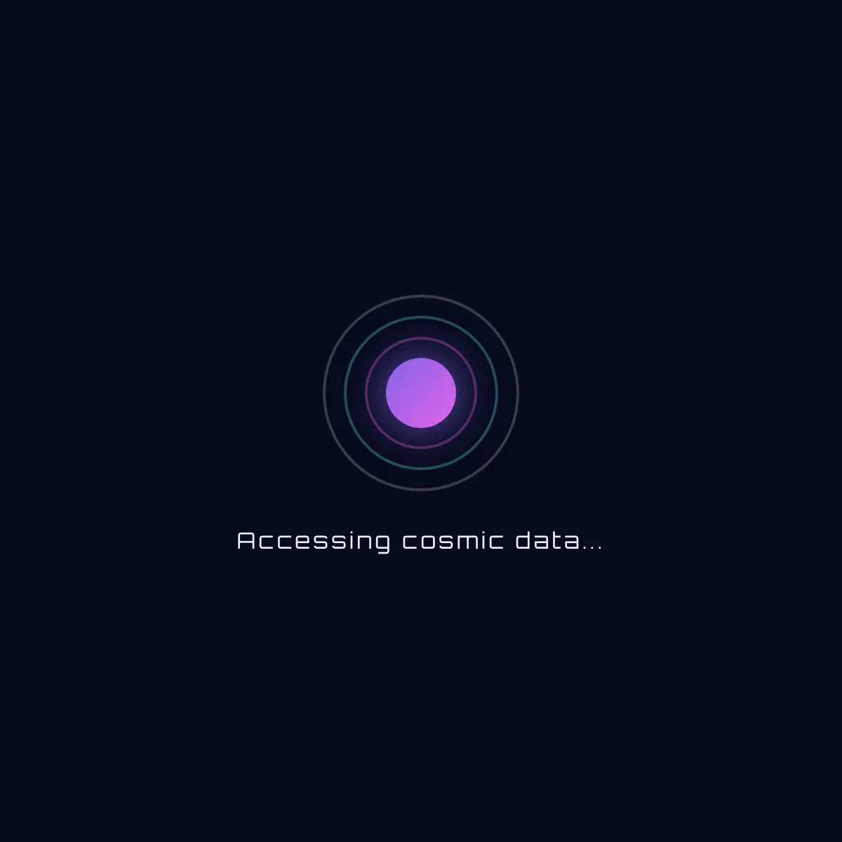 the project is loading