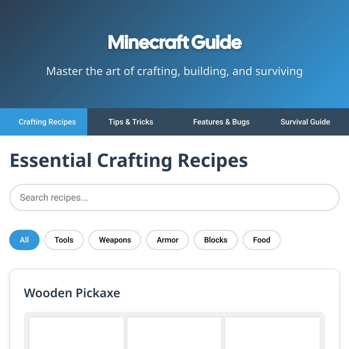 Minecraft Guide