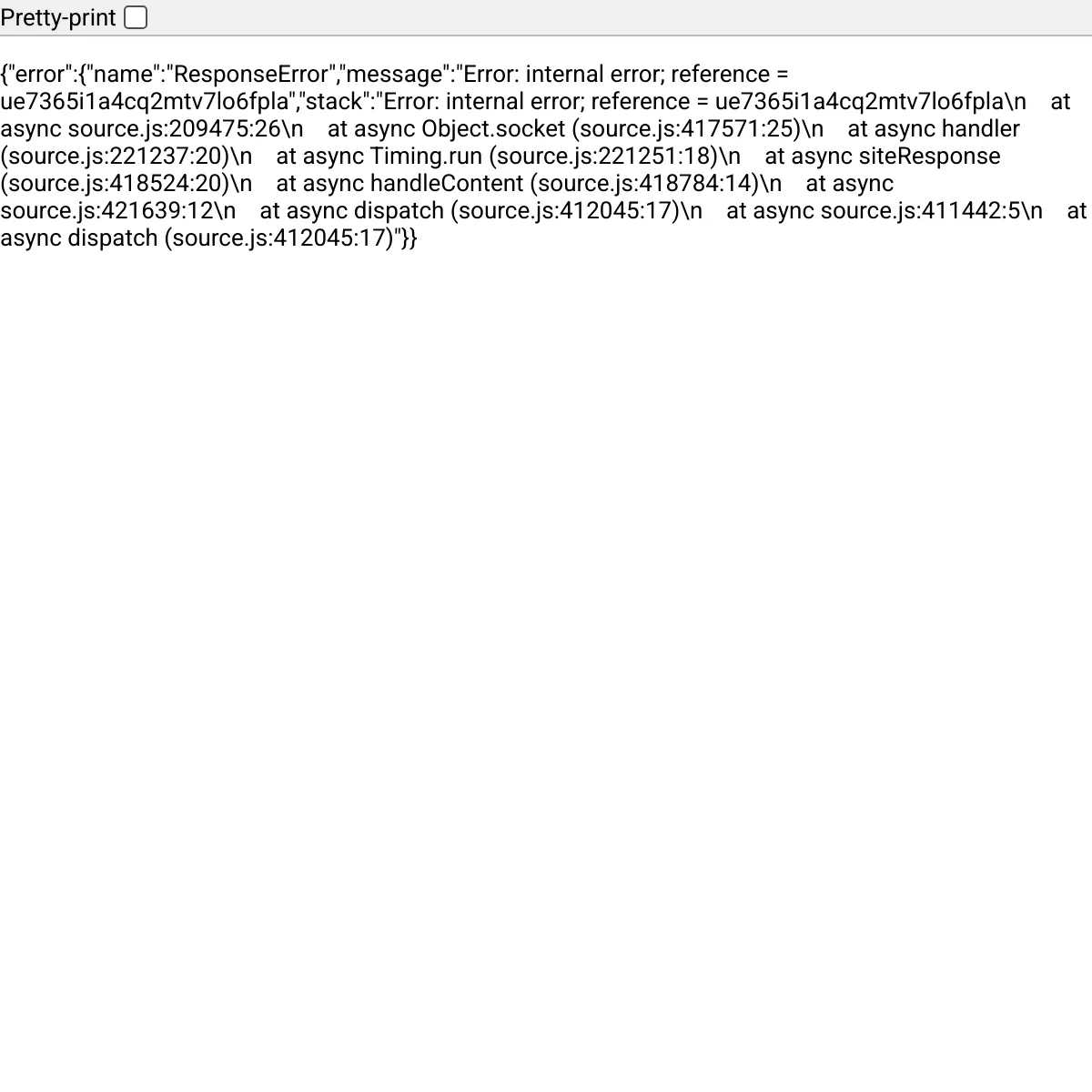 the project is loading