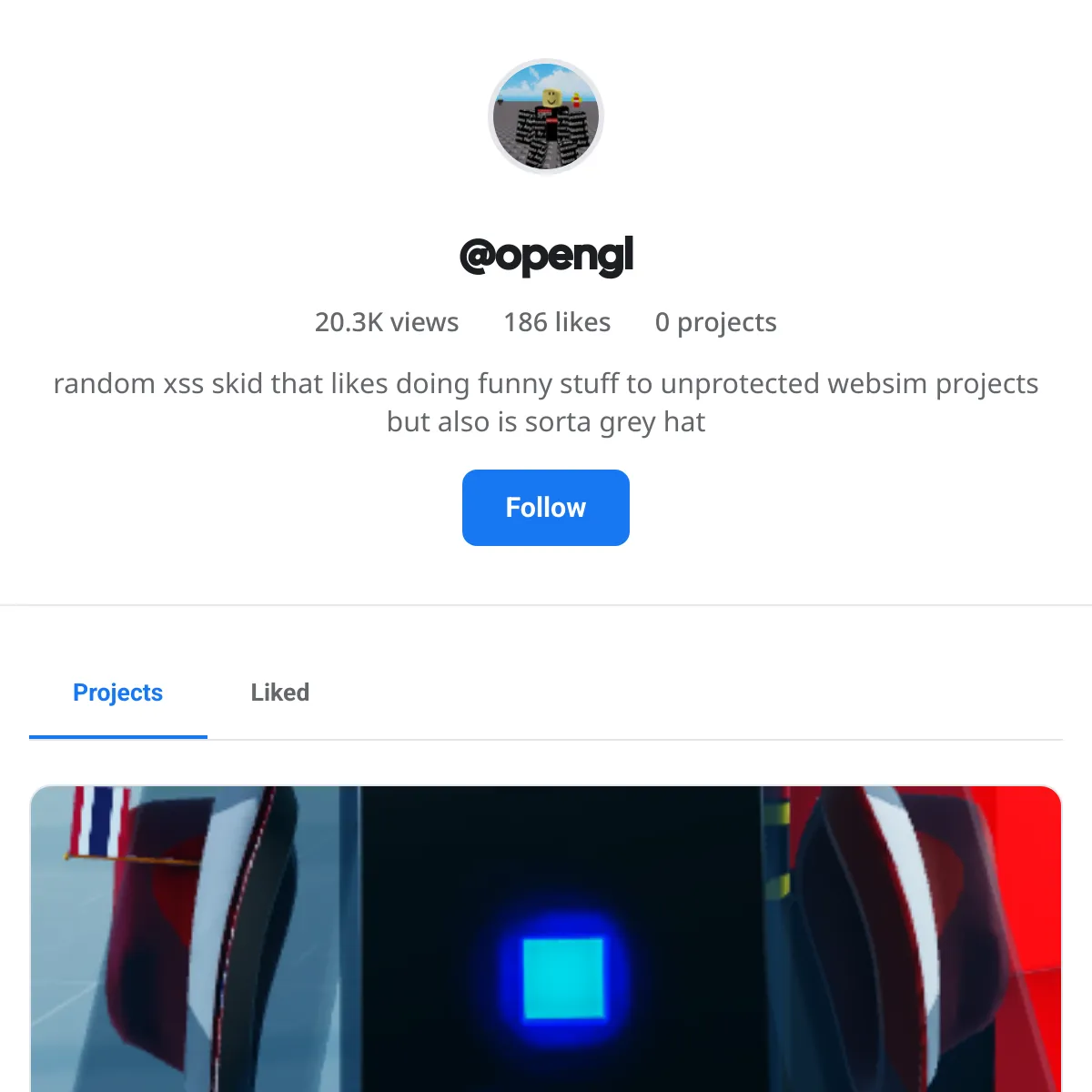 the project is loading