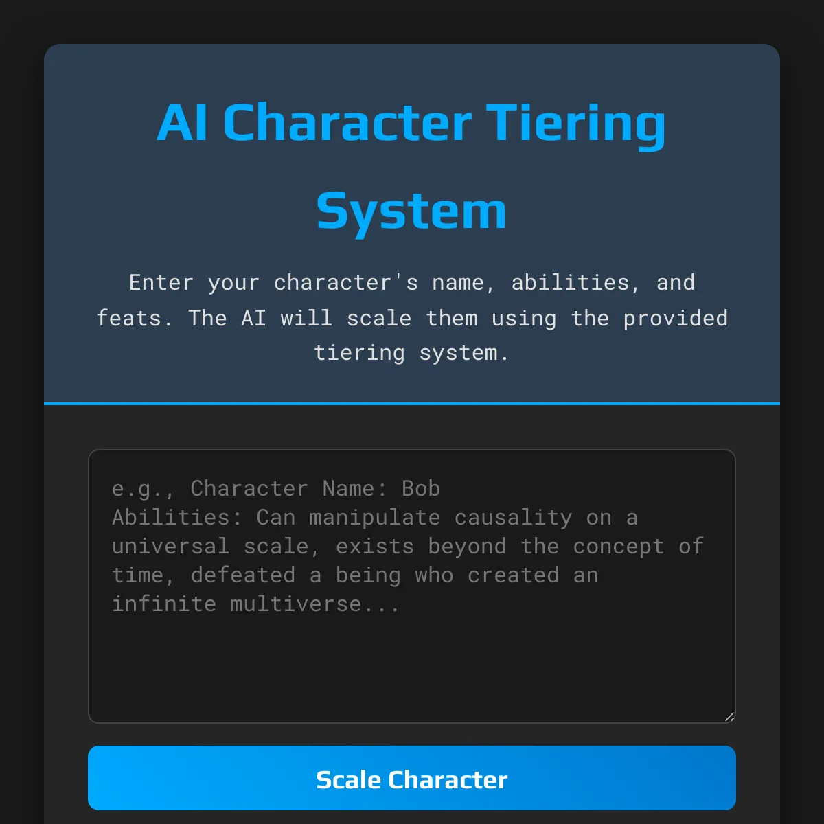 the project is loading