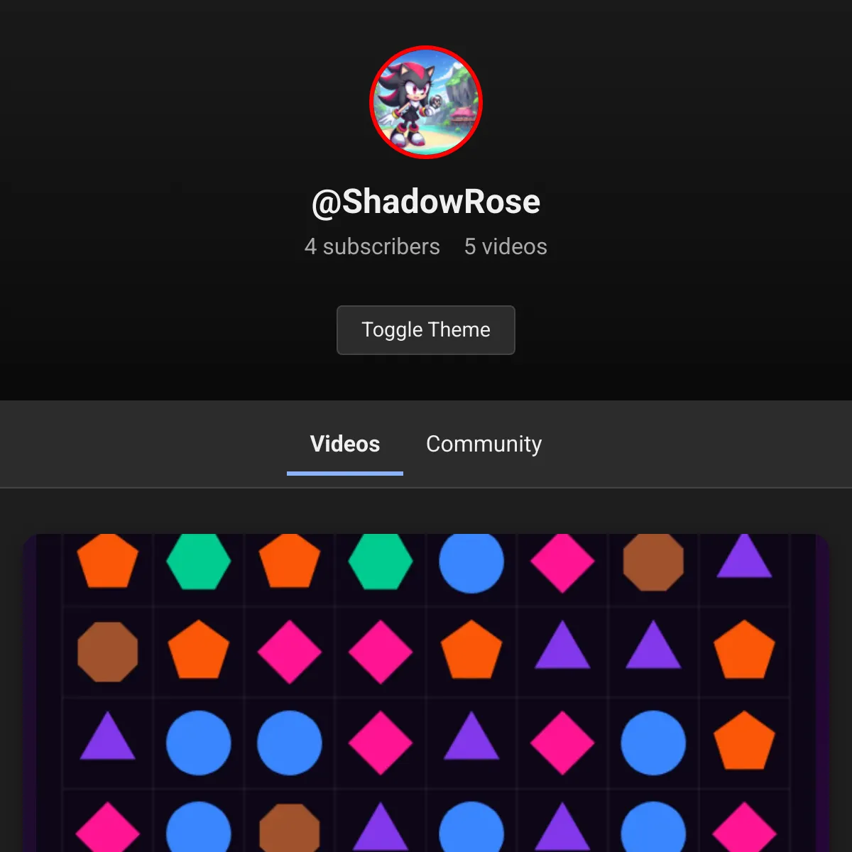 the project is loading