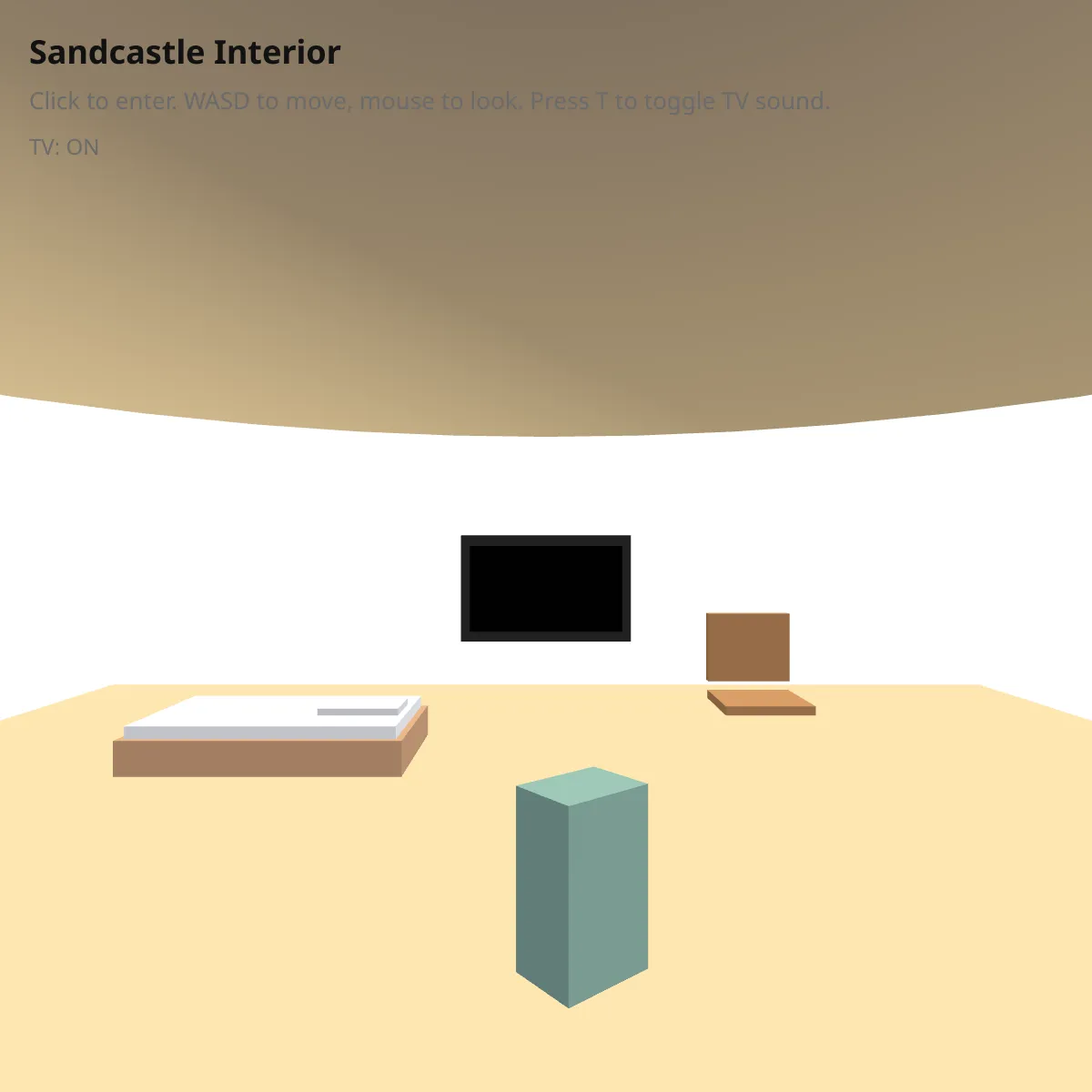 Sandcastle Interior — Interactive Demo