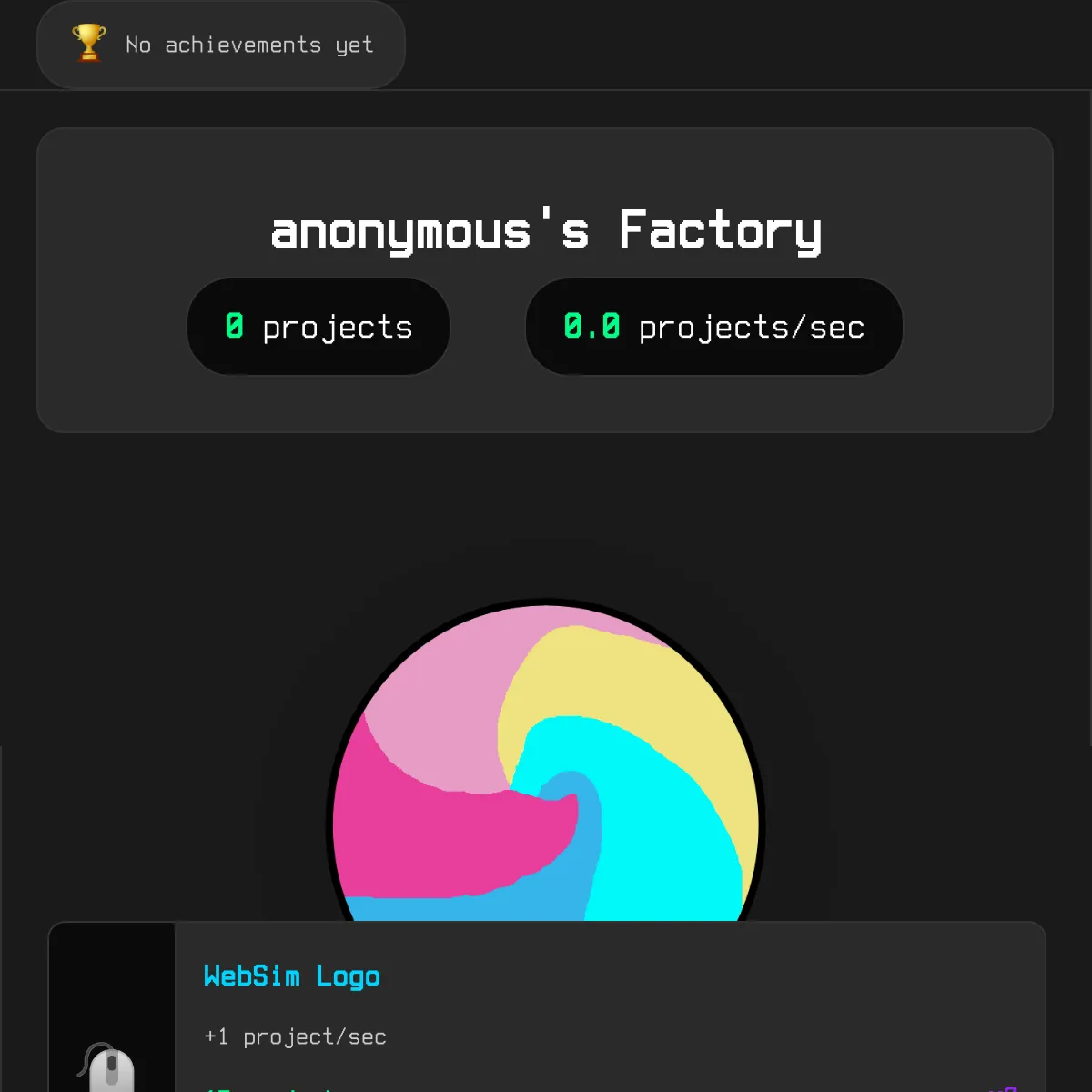 the project is loading