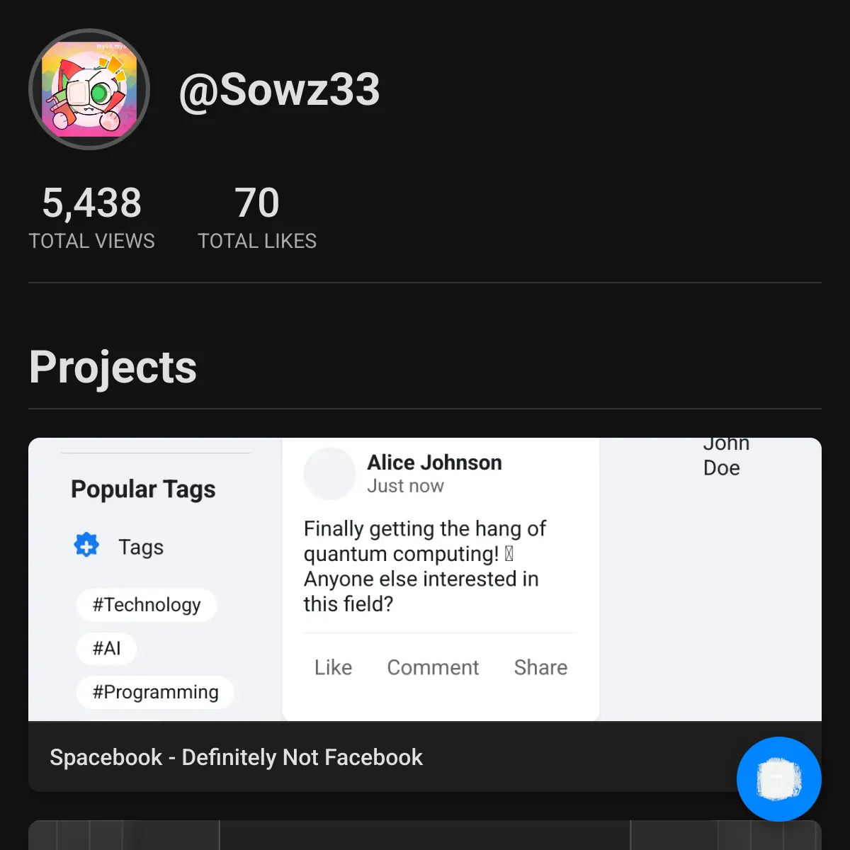 the project is loading