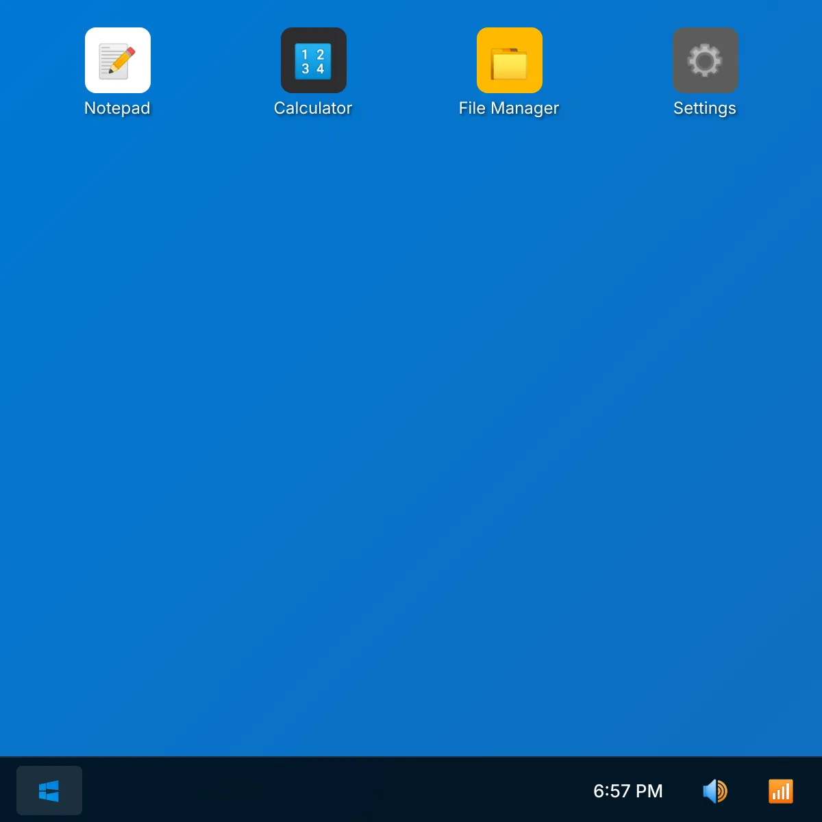 Windows OS Simulator