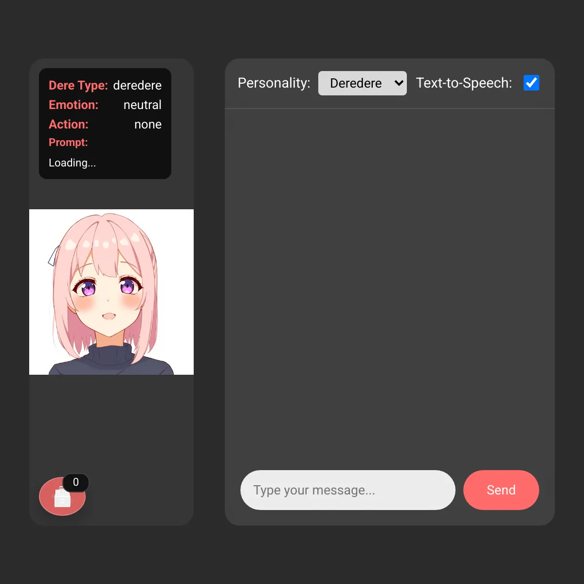 the project is loading