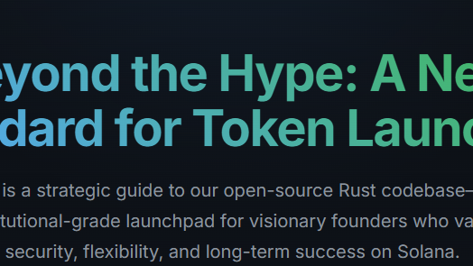 solana launchpad framework intro