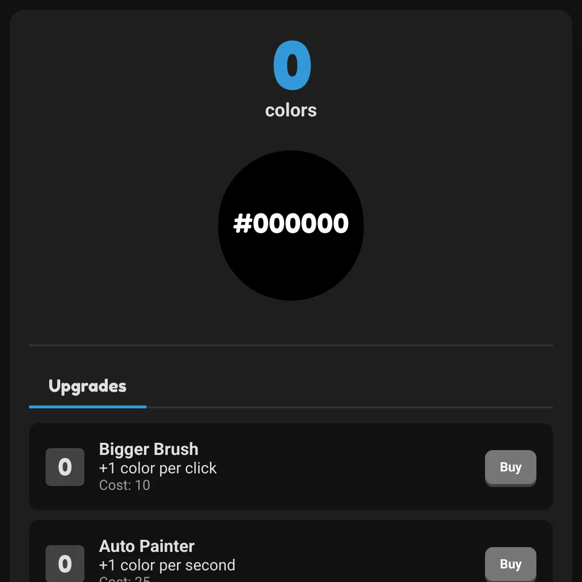 the project is loading