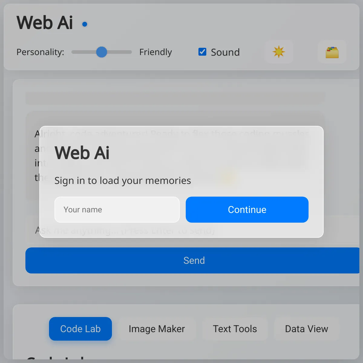 the project is loading