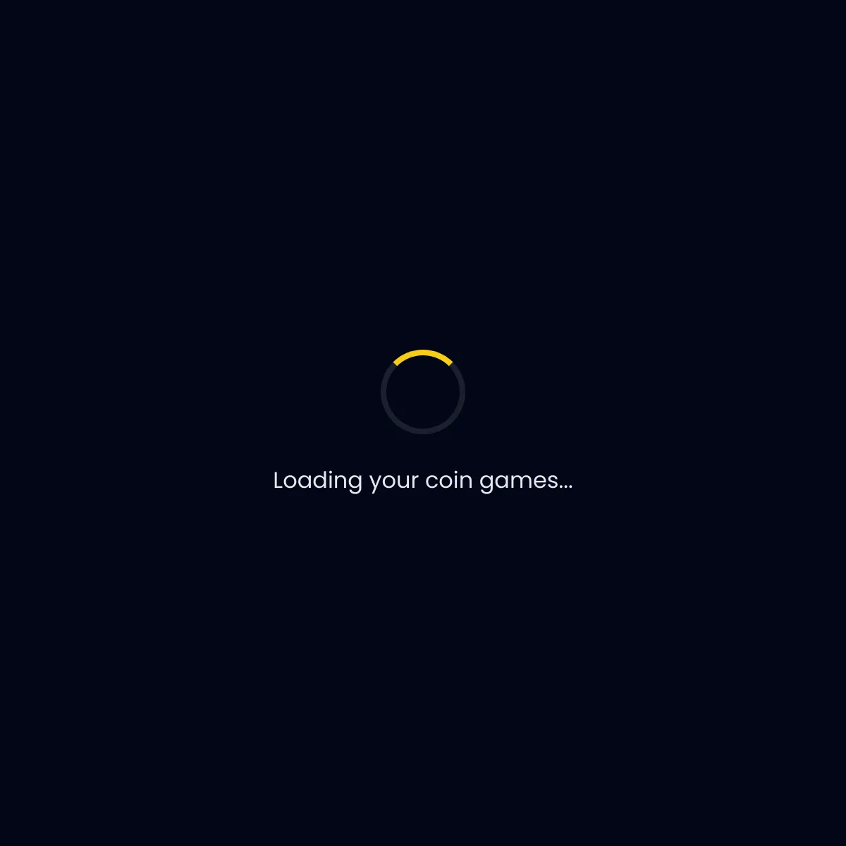 the project is loading
