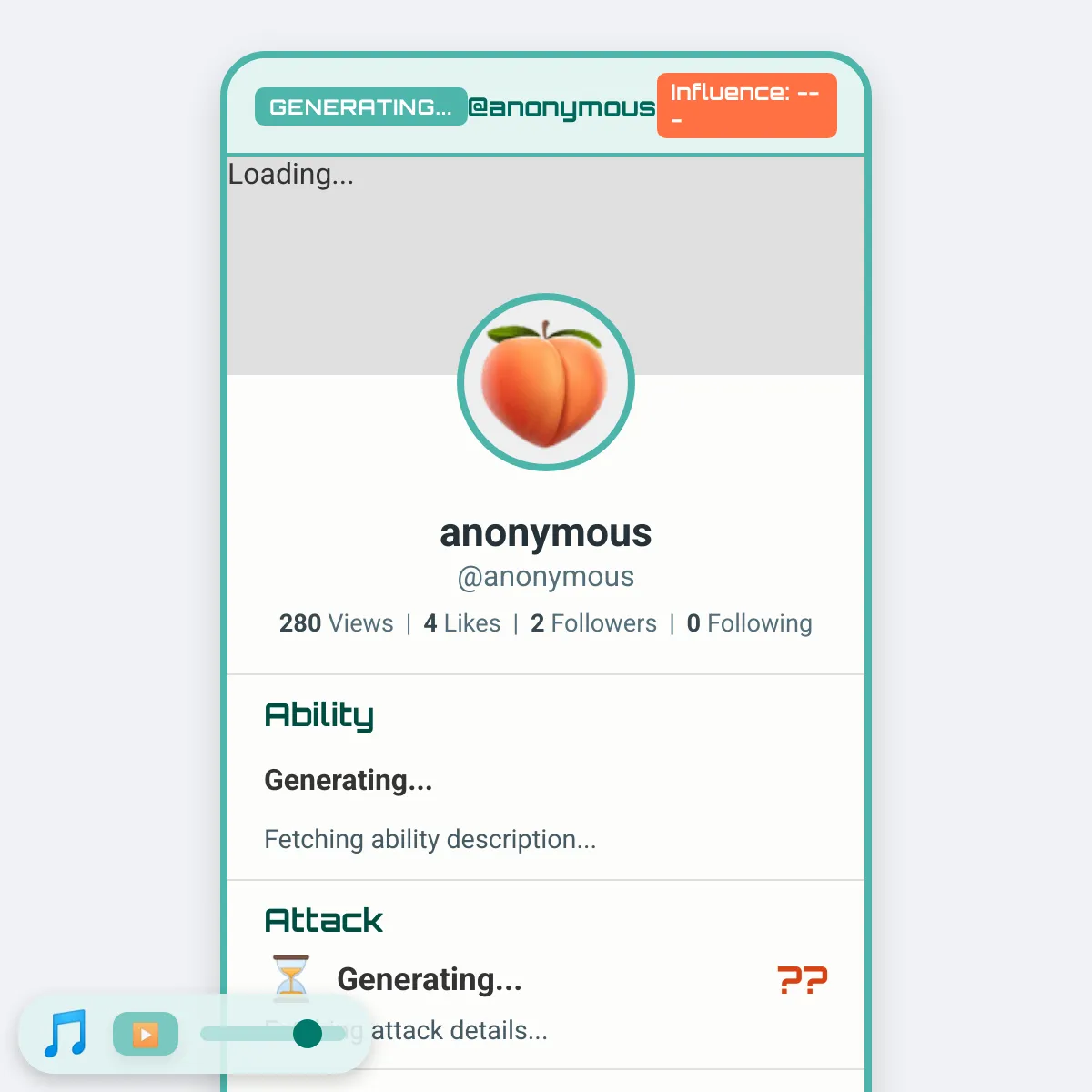 Websim Profile Card Generator