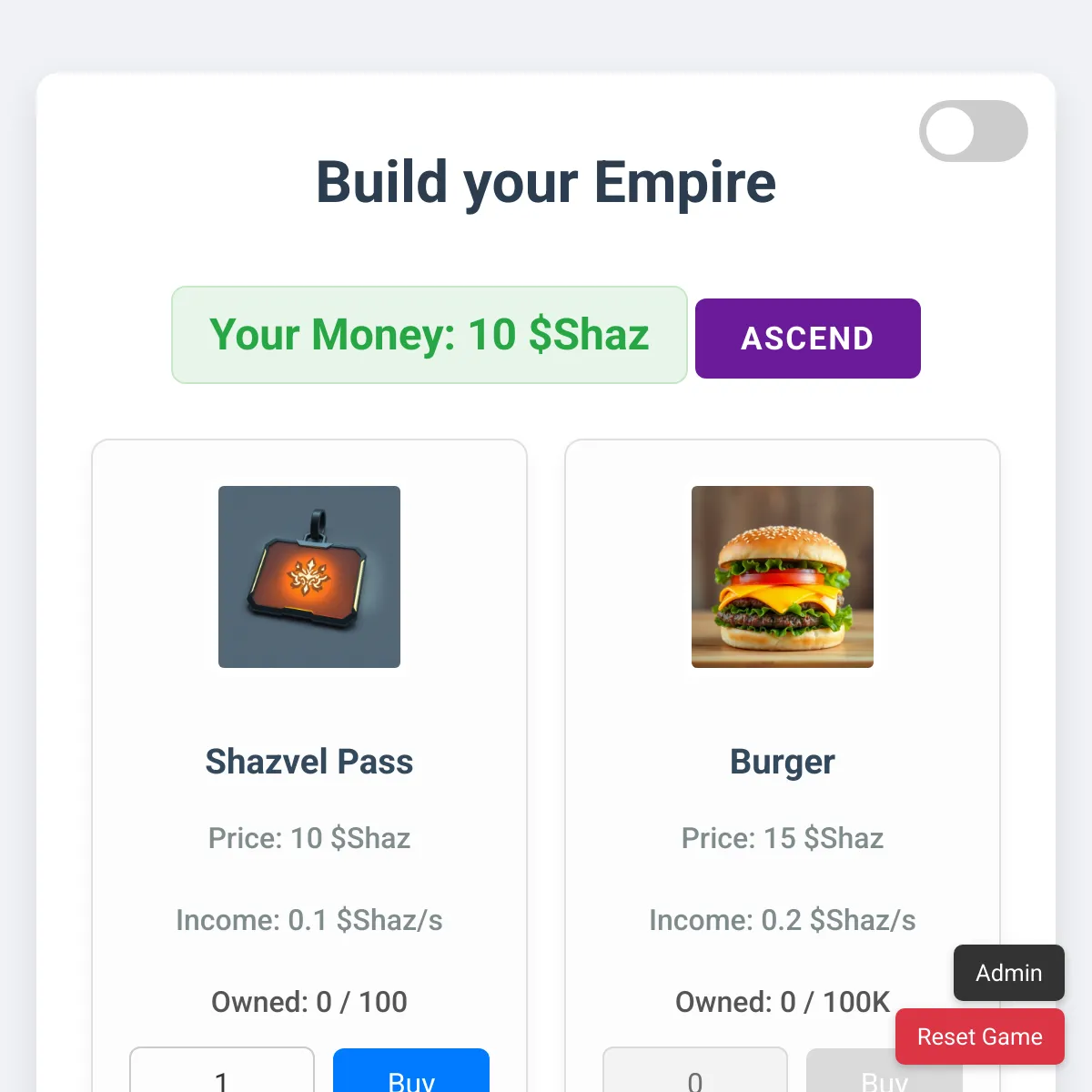 the project is loading