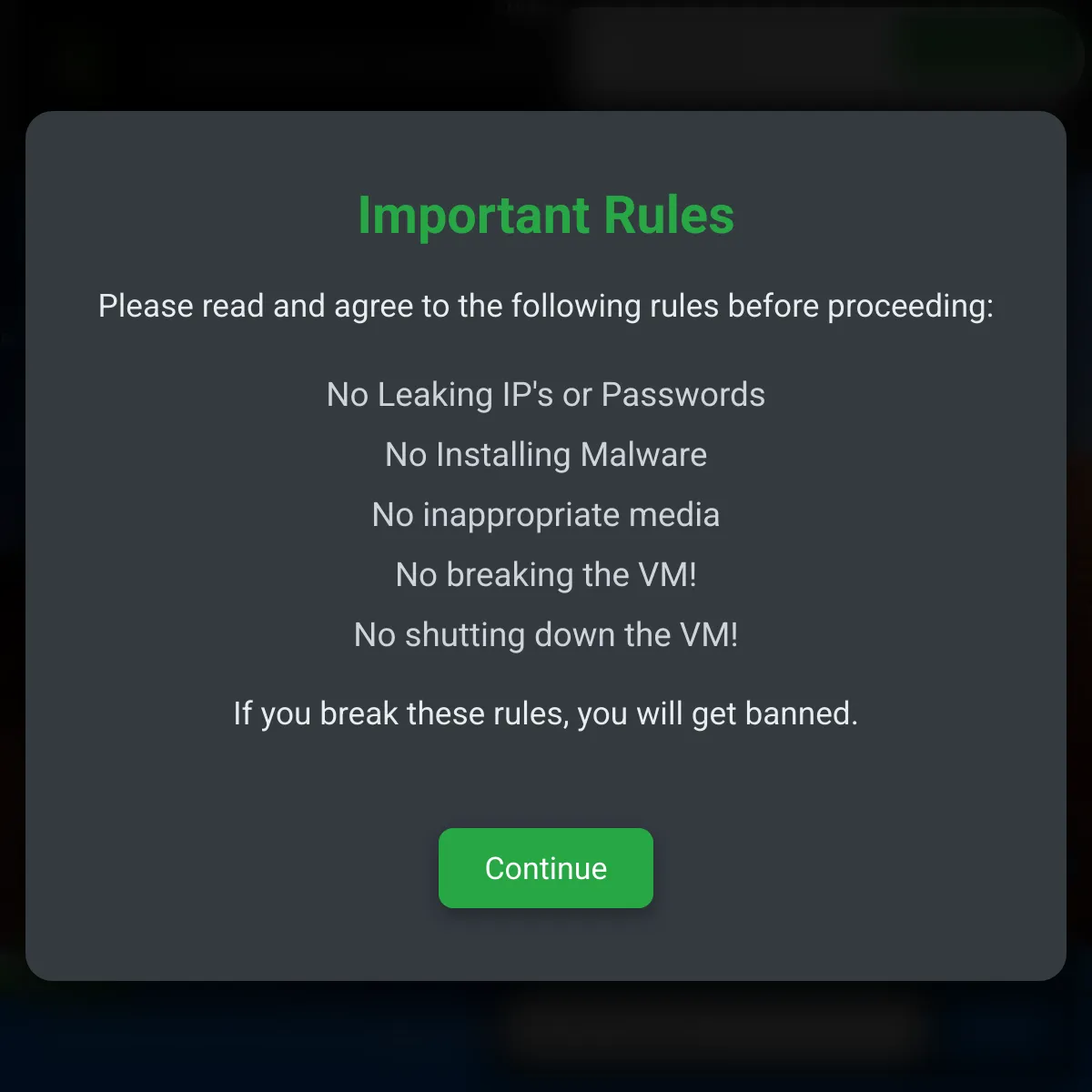 the project is loading